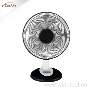 5 blade white quiet oscillating table fans